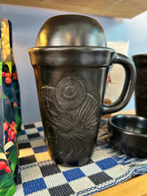 Load image into Gallery viewer, Black Ceramic Travel Mug

