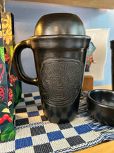 Load image into Gallery viewer, Black Ceramic Travel Mug
