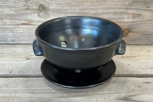 Load image into Gallery viewer, Black Ceramic Berry Bowl
