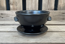 Load image into Gallery viewer, Black Ceramic Berry Bowl
