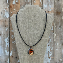 Load image into Gallery viewer, Taracea Wood &amp; Metal Pendant Necklace
