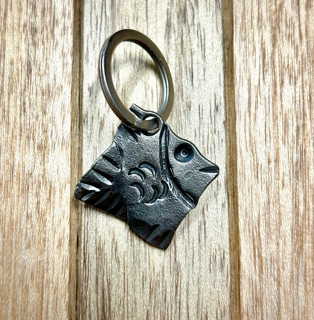 Fish Metal Keychain