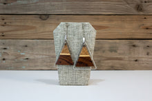 Load image into Gallery viewer, Taracea Dangle Triangle Earrings (with wire)

