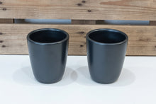 Load image into Gallery viewer, Black Ceramic Goblet Mug
