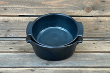 Load image into Gallery viewer, Black Ceramic Personal Sized Lasagna  Dish
