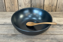 Load image into Gallery viewer, Black Ceramic Pasta Bowl
