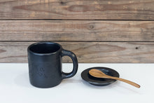 Load image into Gallery viewer, Black Ceramic Small Dish (Spoon Rest)

