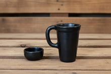 Load image into Gallery viewer, Black Ceramic Travel Mug
