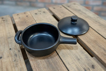 Load image into Gallery viewer, Black Ceramic Soup Crock
