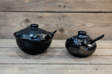 Load image into Gallery viewer, Black Ceramic Animal Sugar Bowl (w. regular lid)
