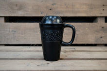 Load image into Gallery viewer, Black Ceramic Travel Mug
