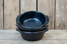 Load image into Gallery viewer, Black Ceramic Personal Sized Lasagna  Dish
