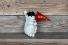Load image into Gallery viewer, Graduation White Squirrel with Congrats Flags
