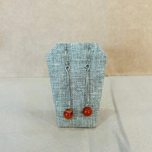 Load image into Gallery viewer, Metal &amp; Stone Long Dangle Earrings
