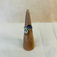 Load image into Gallery viewer, Metal &amp; Stone Spiral Rings

