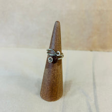 Load image into Gallery viewer, Metal &amp; Stone Spiral Rings
