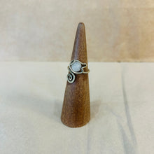 Load image into Gallery viewer, Metal &amp; Stone Spiral Rings
