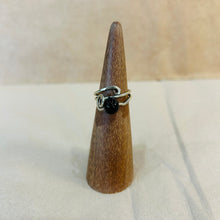 Load image into Gallery viewer, Metal &amp; Stone Spiral Rings
