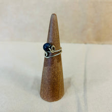 Load image into Gallery viewer, Metal &amp; Stone Spiral Rings
