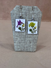 Load image into Gallery viewer, Hand Pressed Flower Dangles
