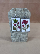 Load image into Gallery viewer, Hand Pressed Flower Dangles

