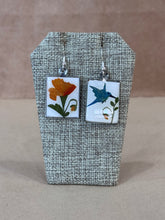 Load image into Gallery viewer, Hand Pressed Flower Dangles
