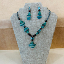 Load image into Gallery viewer, Horsehair Necklace &amp; Earrings Set
