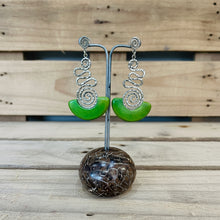 Load image into Gallery viewer, Serpentine Tagua Earrings
