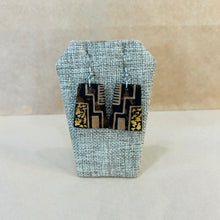 Load image into Gallery viewer, Jicara Dangle with Gold Leaf Earrings
