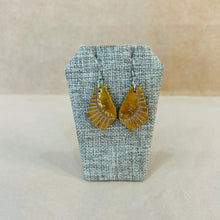 Load image into Gallery viewer, Jicara Dangle with Gold Leaf Earrings
