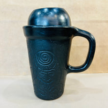 Load image into Gallery viewer, Black Ceramic Travel Mug
