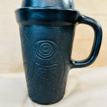 Load image into Gallery viewer, Black Ceramic Travel Mug
