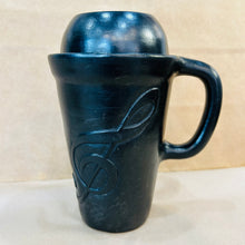Load image into Gallery viewer, Black Ceramic Travel Mug
