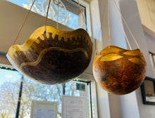 Load image into Gallery viewer, Jicara Hanging Planter w/ Gold Finish
