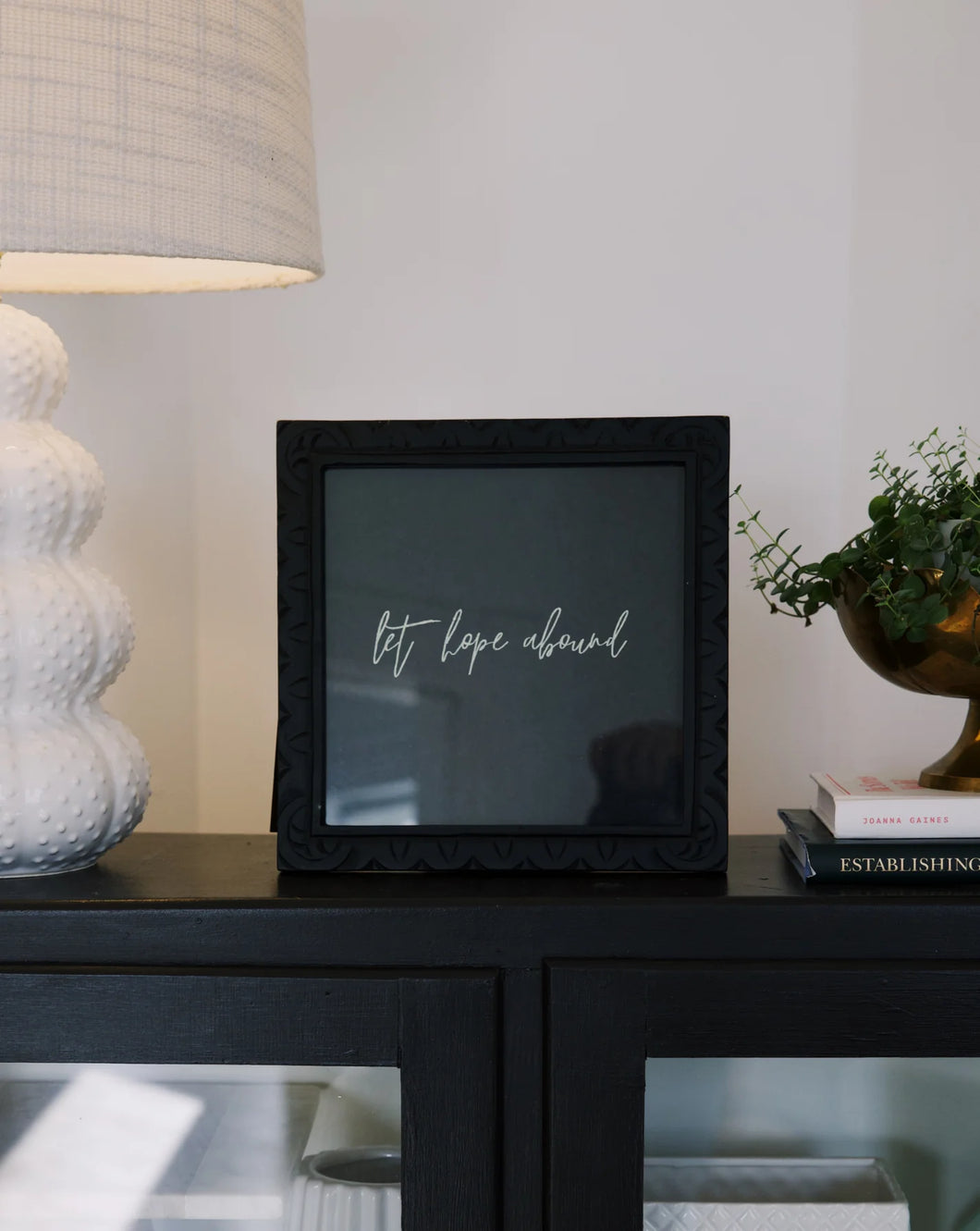 Let Hope Abound Framed Art