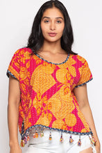 Load image into Gallery viewer, Cotton Kantha Crop Top
