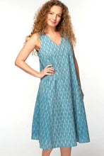 Load image into Gallery viewer, Ikat Handloom Dresses : Burgundy / S/M
