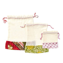 Load image into Gallery viewer, Reusable Sari Produce Bags - Medium
