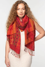 Load image into Gallery viewer, Kalya Wool &amp; Cotton Shawl: Black &amp; Silver
