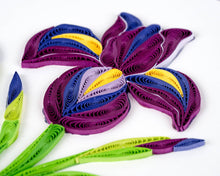 Load image into Gallery viewer, Quilled Iris Greeting Card
