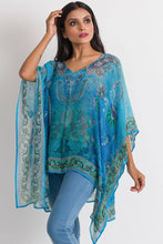 Load image into Gallery viewer, Kumari Cupro Tops: Emerald &amp; Amethyst
