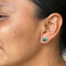 Load image into Gallery viewer, Malachite Sterling Silver Stud Earrings
