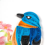 Load image into Gallery viewer, Bluebird on Flower Branch Mini

