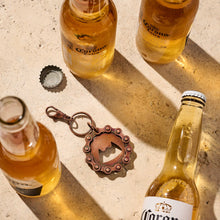 Load image into Gallery viewer, Bike Chain Bottle Opener Key Clasp
