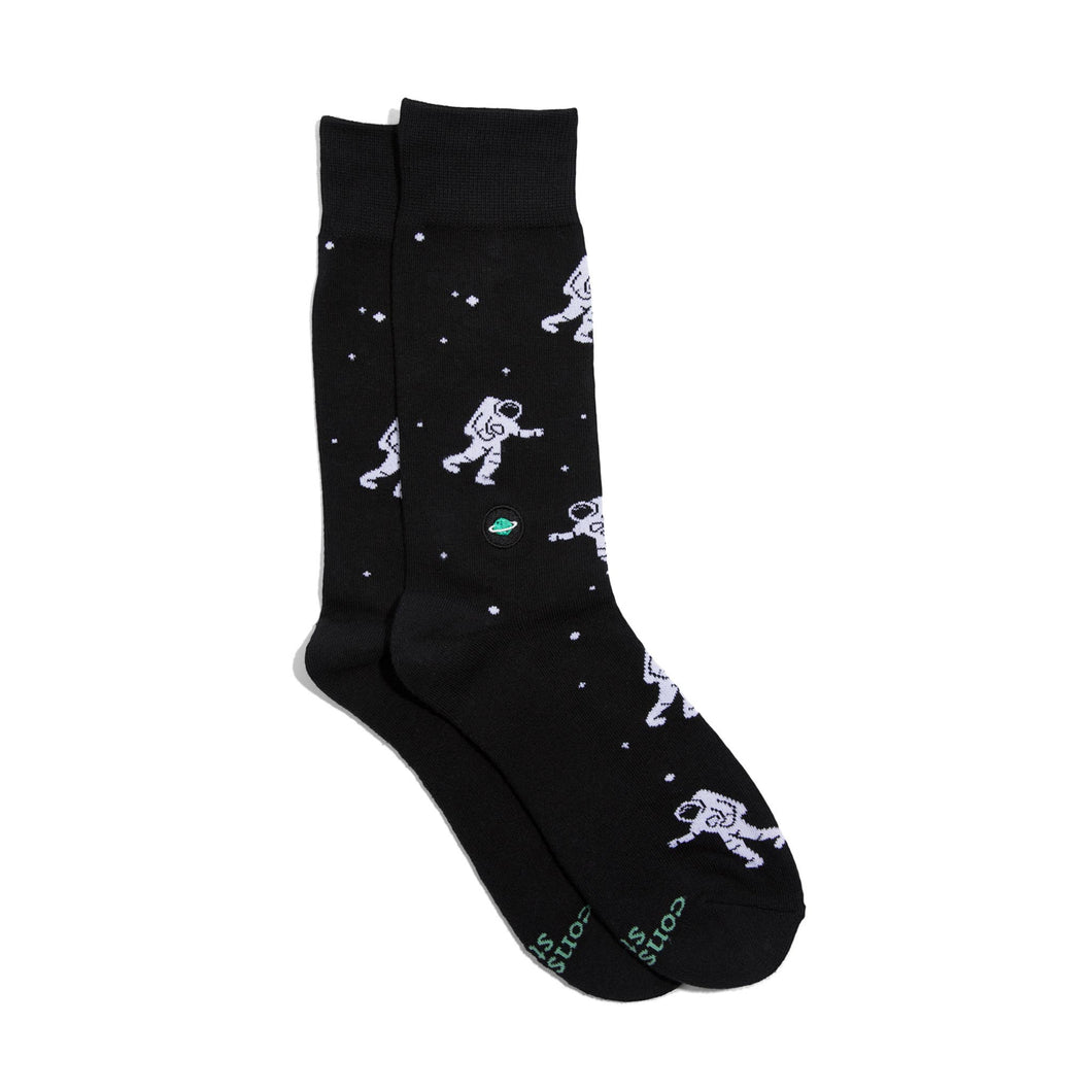 Socks that Support Space Exploration (Floating Astronauts) - Small