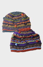 Load image into Gallery viewer, Wool Knit Babble Hat, fleece lined
