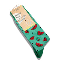 Load image into Gallery viewer, Socks that Provide Meals (Juicy Watermelon) - Medium
