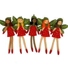 Load image into Gallery viewer, Strawberry Fairy Ornament: Clementine
