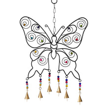 Load image into Gallery viewer, Butterfly Beaded Wind Chime
