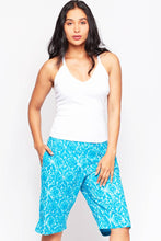 Load image into Gallery viewer, Block Print Cotton Shorts : Navy / S/M
